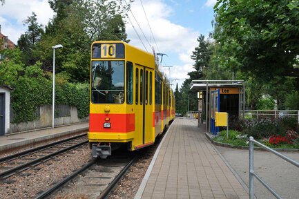 Zahnarzt Dr. Naef - Anfahrt mit der Tram